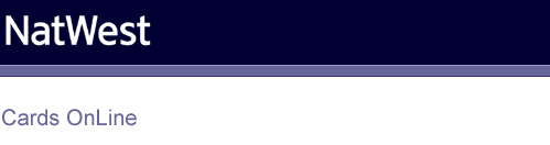 NatWest Cards OnLine