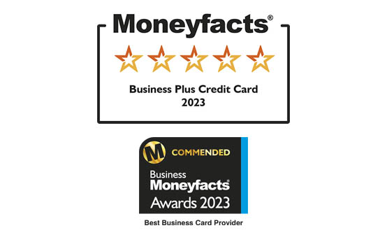 Moneyfacts award - Business Plus Credit Card 2023