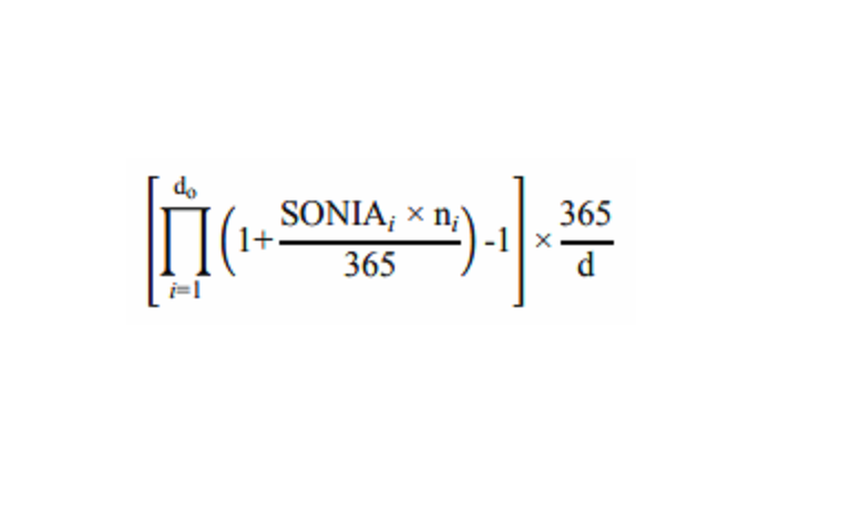 ISDA formula for compounded SONIA