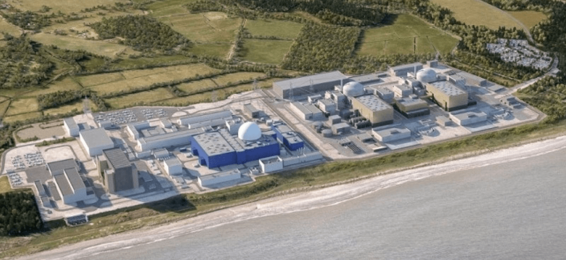 Photo of the Sizewell nuclear plant