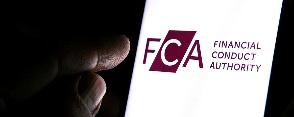 a finger point at the fca sign