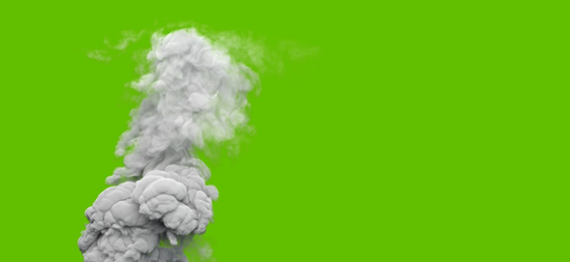 grey smoke appears on bright green background - promo for what ESG investors want series