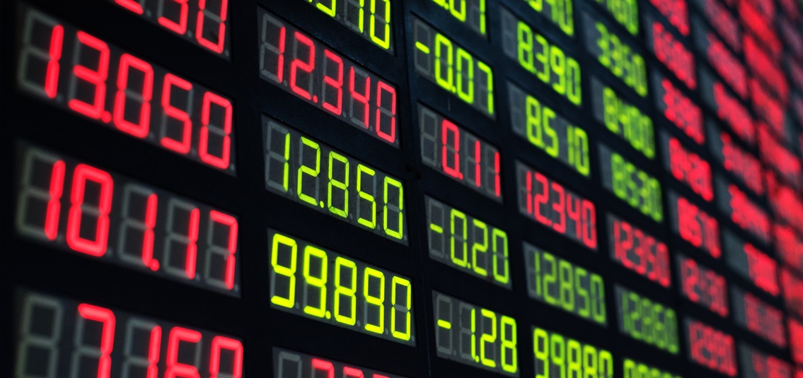 close-up photo of numbers on a digital trading board