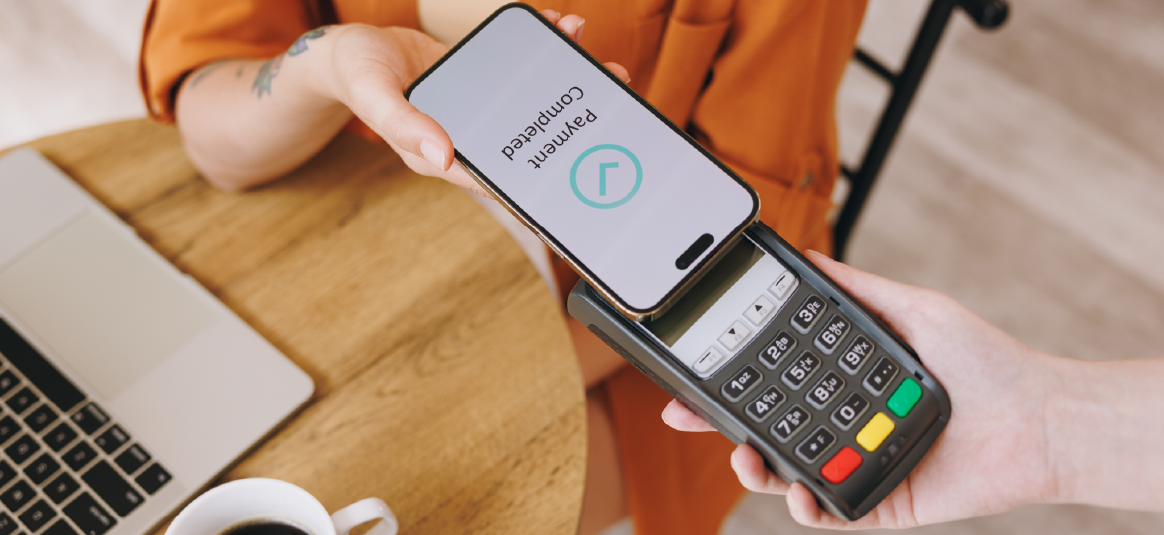 payment on card machine