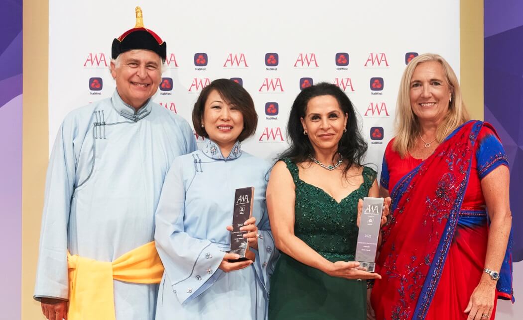 Winner of the Asian Women of Achievement Award 2021