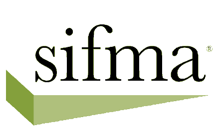 SIFMA logo - light, black font with green angled underline. 