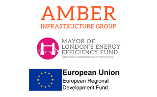 Amber Infrastructure Group, Mayor of London's Energy Efficiency Fund (MEEF), European Union, European Regional Development Fund.