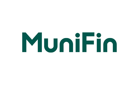 MuniFin green text on white background.