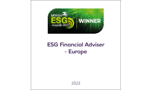 Read about NatWest recognition as ESG Financial Adviser of the Year 2022.