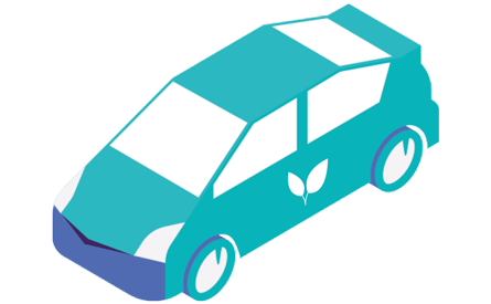 Electric vehicle illustration