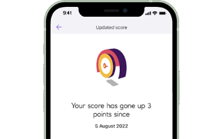 NatWest mobile app credit score history feature screenshot