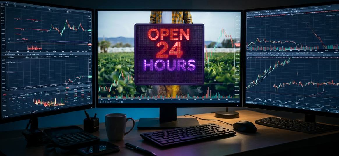 Open 24 hours sign