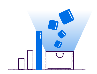 Shopping bag icon