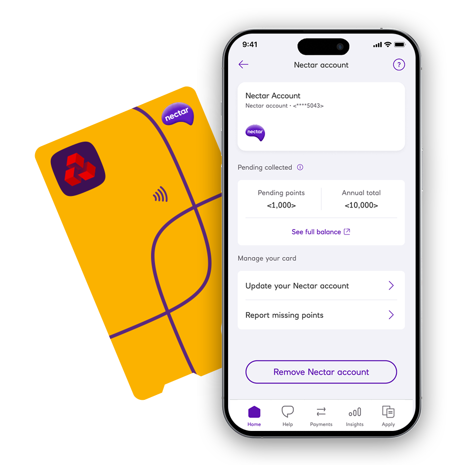 Nectar mobile screen 