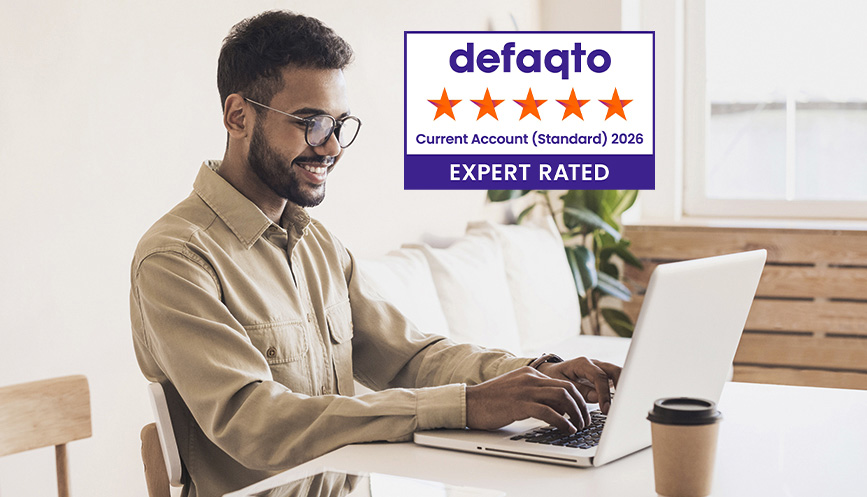 Defaqto 5-star rated current account logo