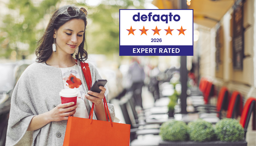 Defaqto 5-star expert rated logo