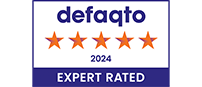 Defaqto 5-star rating badge