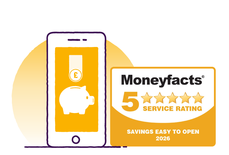 Moneyfacts 5-star rated logo